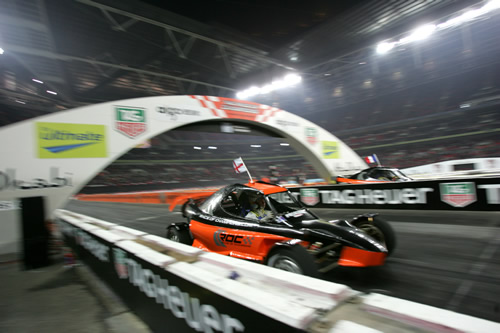 Andy Priaulx en Yvan Muller in de RoC Buggy